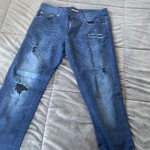 Express stretch slim mens jeans